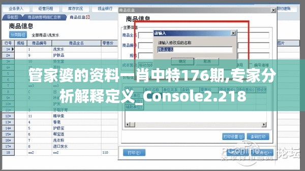 管家婆的资料一肖中特176期,专家分析解释定义_Console2.218