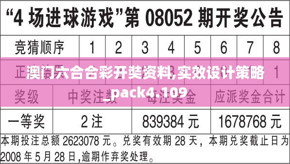 澳门六合合彩开奘资料,实效设计策略_pack4.109