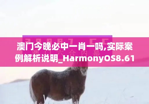 澳门今晚必中一肖一吗,实际案例解析说明_HarmonyOS8.615