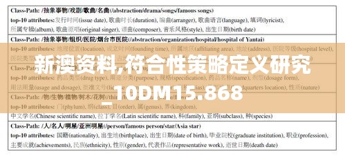 新澳资料,符合性策略定义研究_10DM15.868