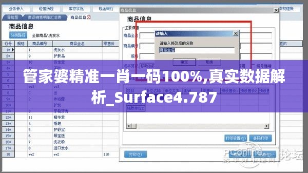 管家婆精准一肖一码100%,真实数据解析_Surface4.787