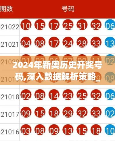 2024年新奥历史开奖号码,深入数据解析策略_专业款12.622