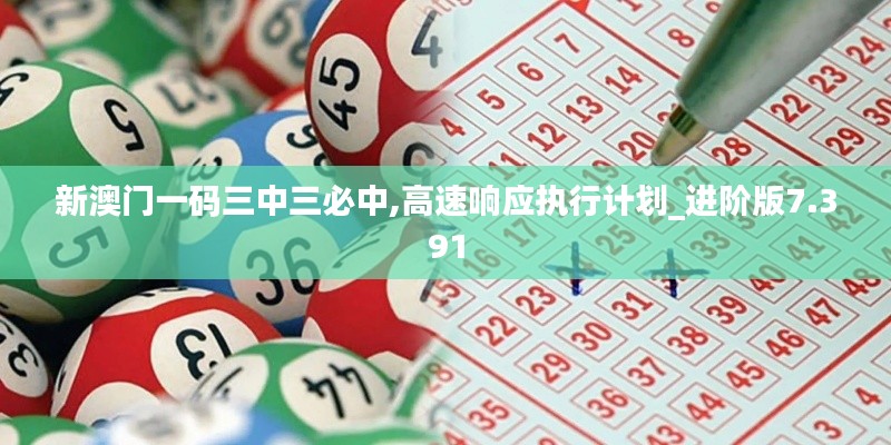 新澳门一码三中三必中,高速响应执行计划_进阶版7.391