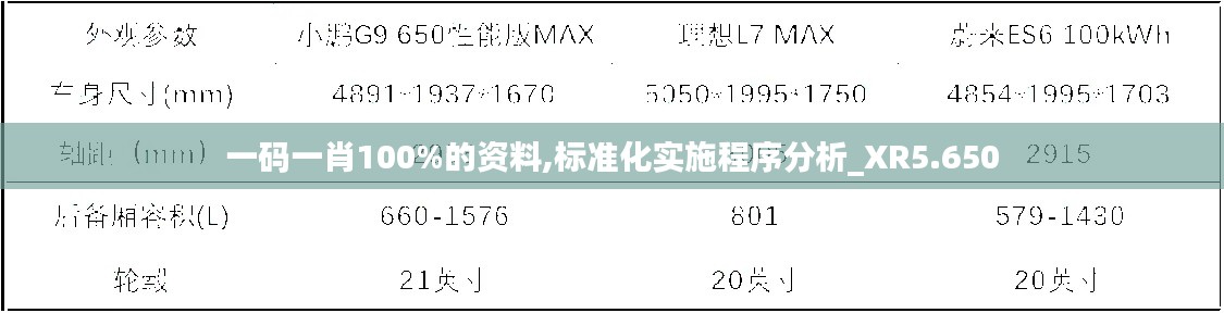 一码一肖100%的资料,标准化实施程序分析_XR5.650