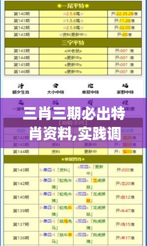 三肖三期必出特肖资料,实践调查解析说明_T5.319