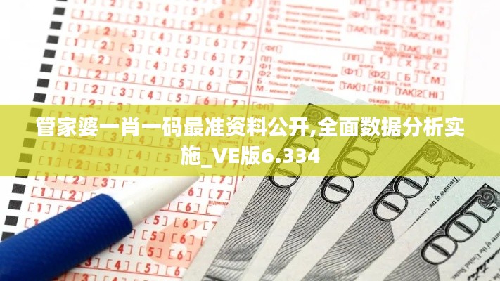 管家婆一肖一码最准资料公开,全面数据分析实施_VE版6.334