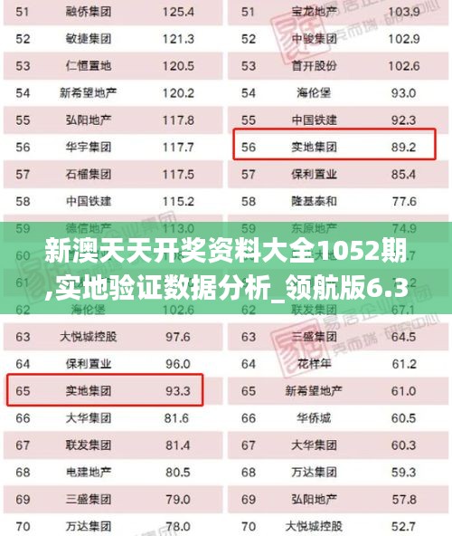 新澳天天开奖资料大全1052期,实地验证数据分析_领航版6.312